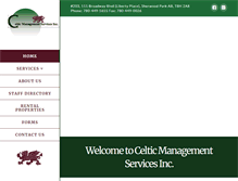 Tablet Screenshot of celticmanagement.ca